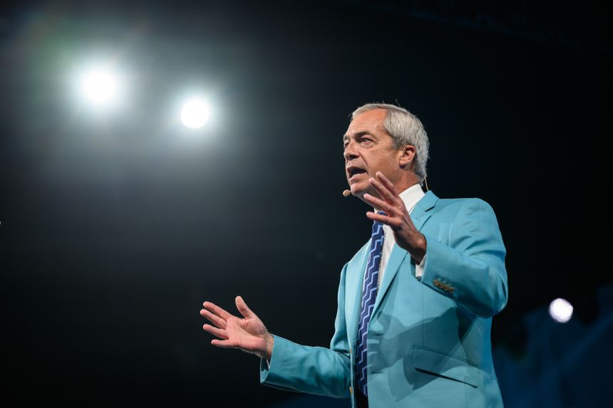 Farage told the conference he offers the 