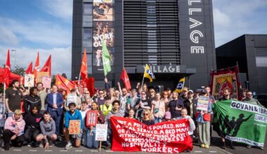 Glasgow hotel strike: Photo: @FairHospitality / X