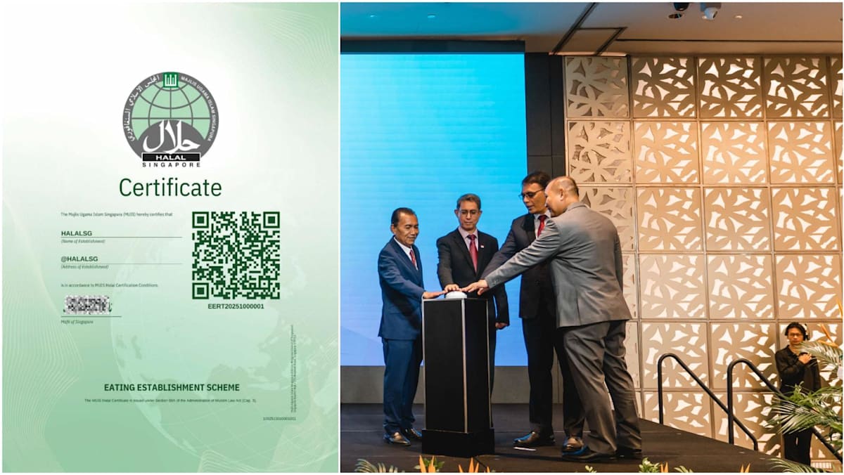 New digital halal certificates with QR codes to roll out in Singapore from Oct 1