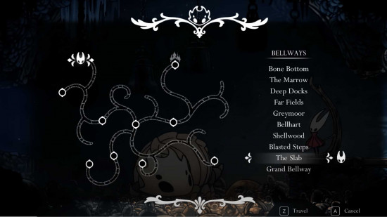 The Bellways spot that leads to the Double Jump ability in Hollow Knight Silksong.