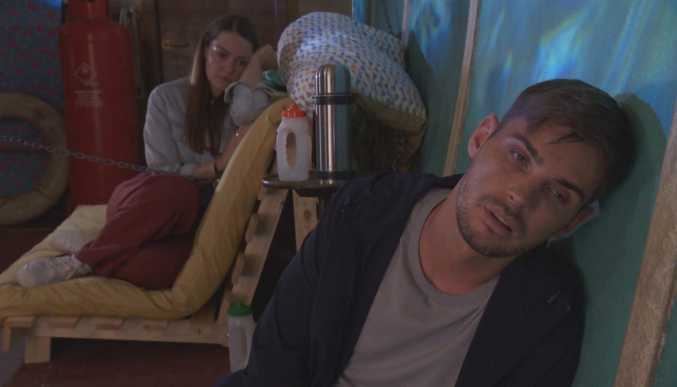 EMBARGO 26/09/2025 Sienna Blake and Ste Hay in Hollyoaks embargo 26092025 sienna blake and ste hay in hollyoaks