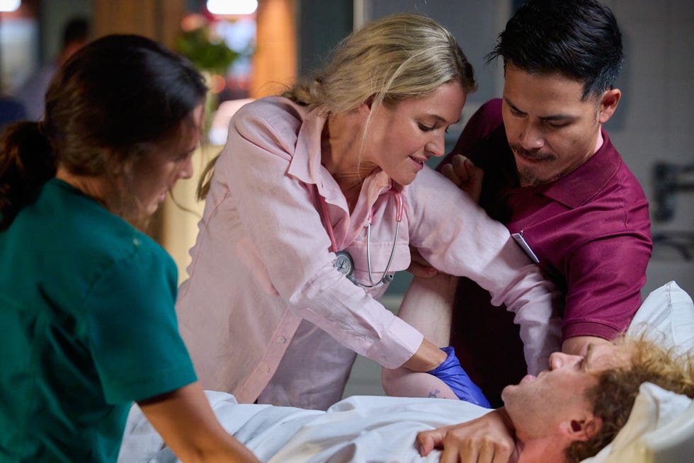 bree with hospital patient bart in home and away
