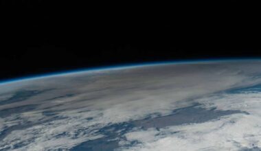 Earth’s horizon captured from orbit