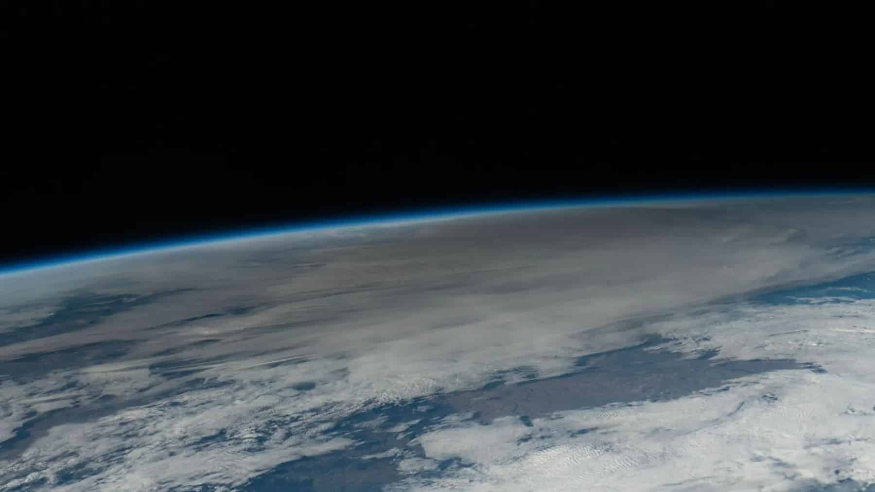Earth’s horizon captured from orbit