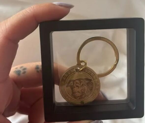 The keychain given to Pegula