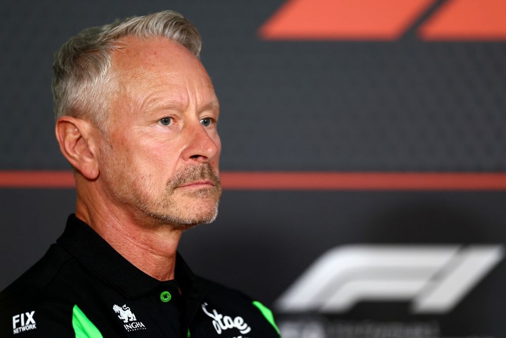 Jonathan Wheatley, Team Principal of Stake F1 Team Kick Sauber in the Team Principals Press Conference