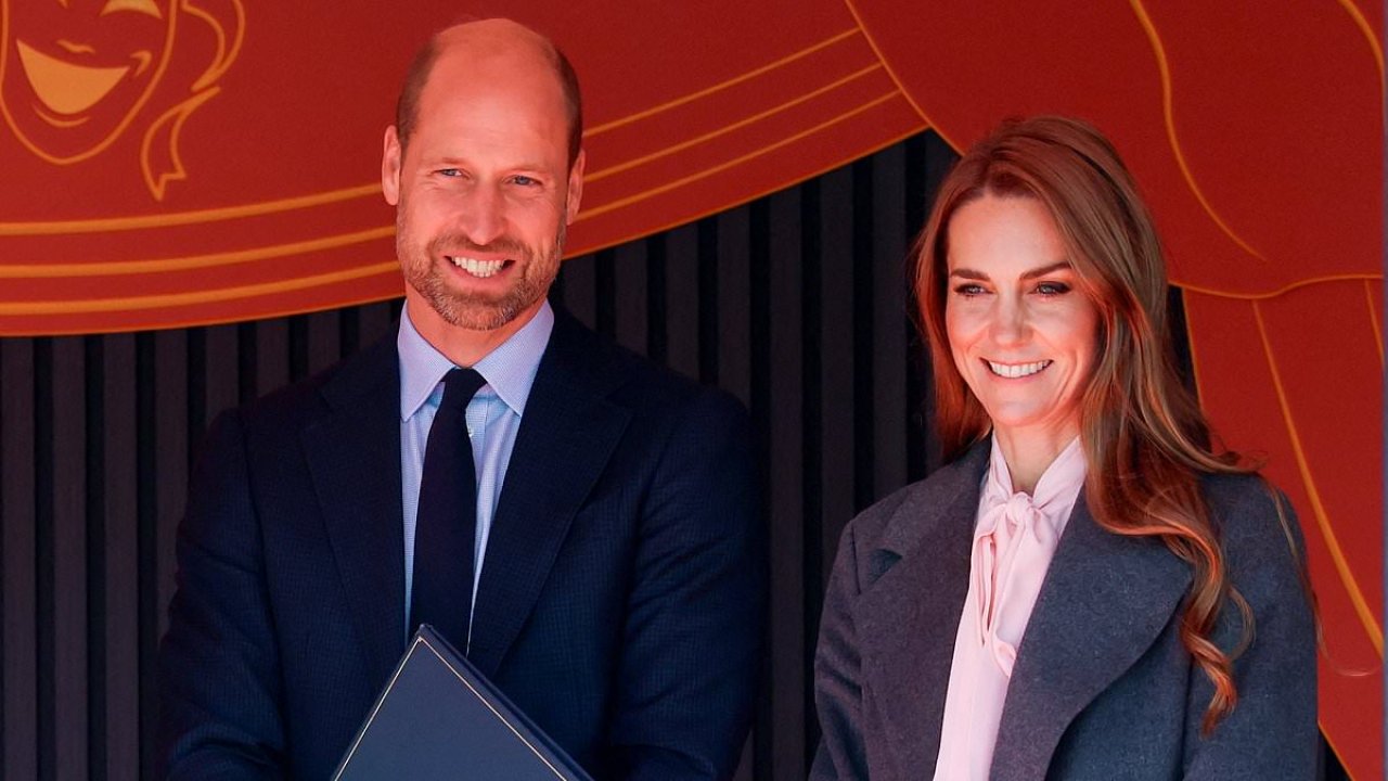 Kate and William share sweet moment together during visit to Southport