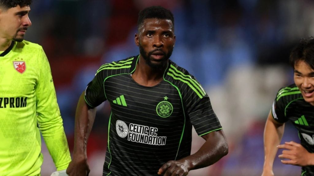 Kelechi Iheanacho celebrates