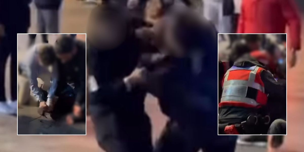 'Knifeman' tackled to ground in London's Leicester Square with four people left injured
