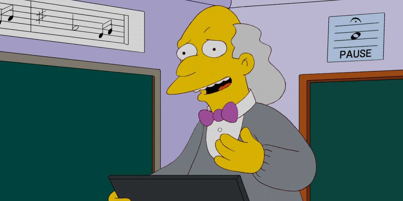 Largo smiling in an episode of The Simpsons
