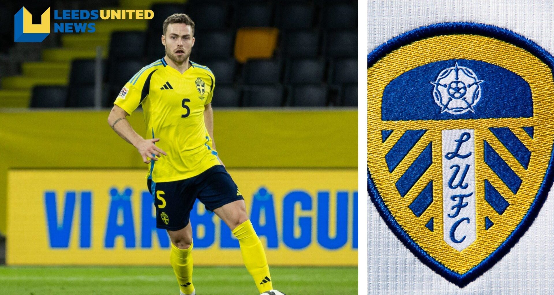 Swedish media react to Gabriel Gudmundsson performance vs Slovenia, Leeds United star given clear review