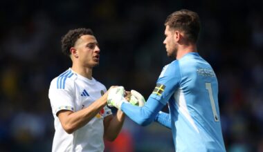 Leeds United goalkeeper Illan Meslier could return to his former club Lorient today