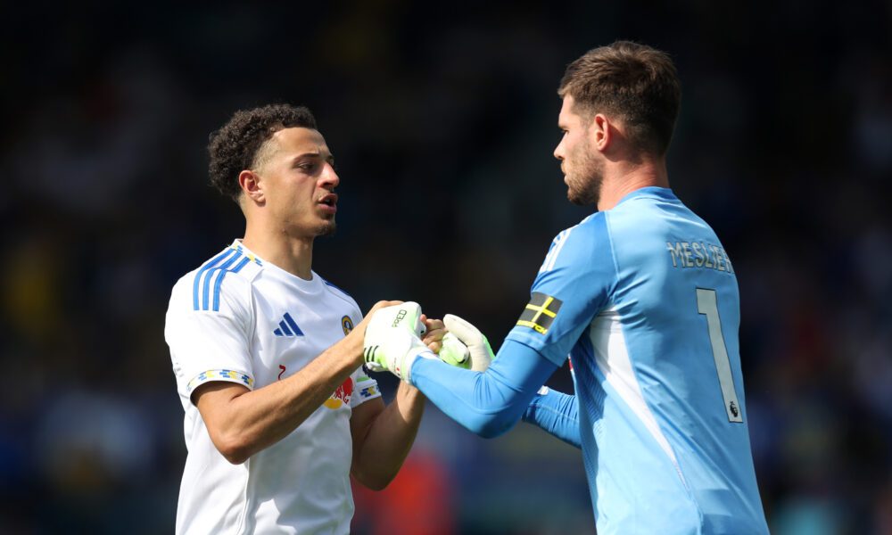 Leeds United goalkeeper Illan Meslier could return to his former club Lorient today
