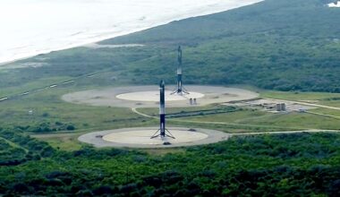 Lull in Falcon Heavy missions opens window for SpaceX to build new landing pads