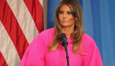 Melania Trump's Yellow Gown at Royal Dinner Ruffled Feathers
