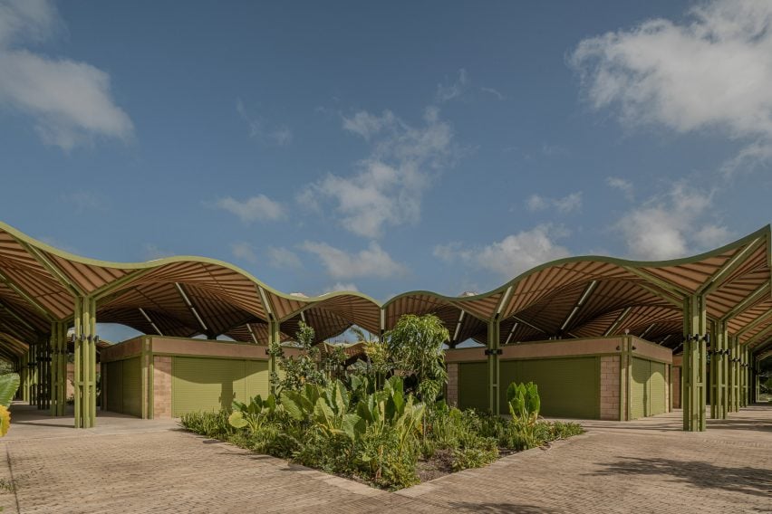 Covered market in Quintana Roo, Mexico