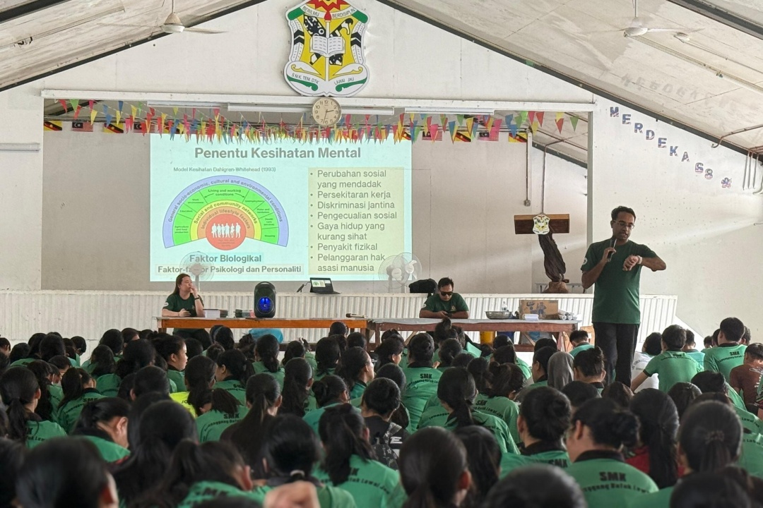 Two-day talk in Miri raises awareness among students on mental health, self-care