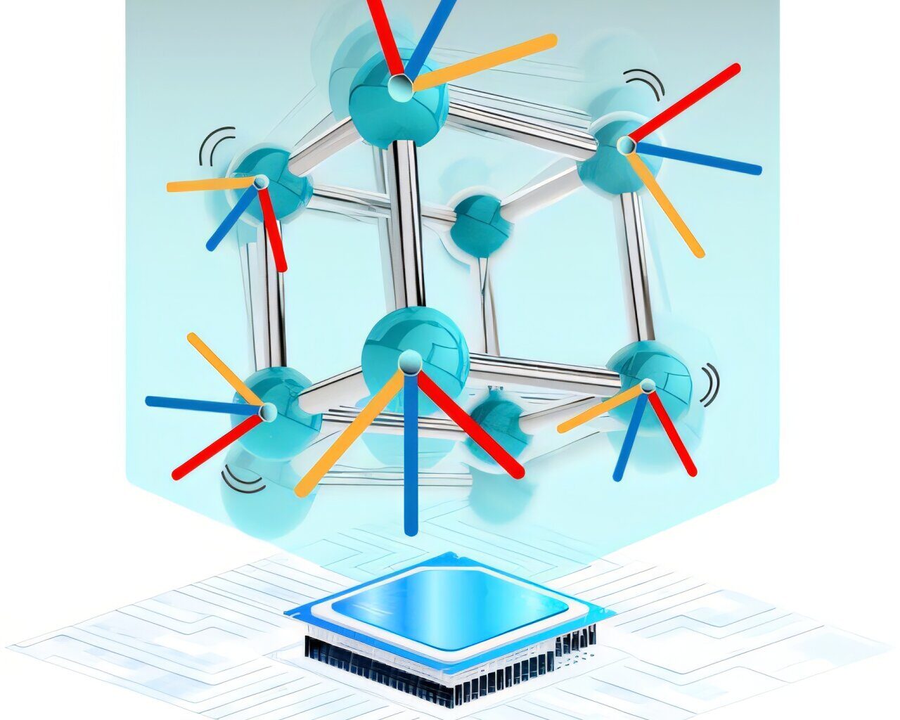 Machine learning unravels quantum atomic vibrations in materials