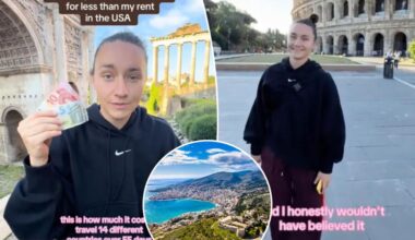 I traveled to 14 countries in Europe and it cost less than my US rent — American prices are no longer sustainable