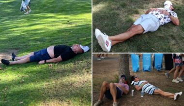Ryder Cup fans as flat as US players' game — as many spotted passed out on course