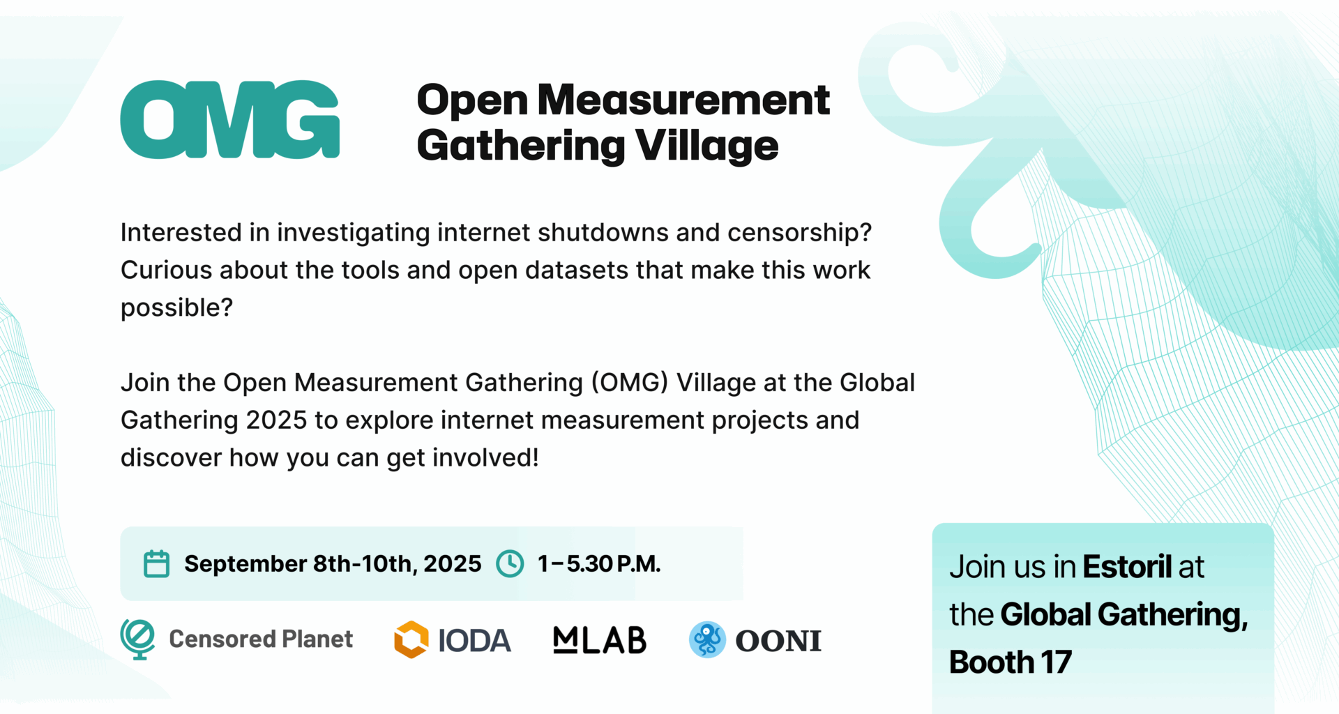Join us at the OMG Village at the Global Gathering 2025!