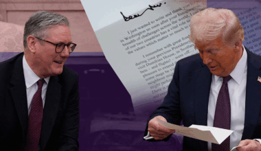 Trump's letter from the King