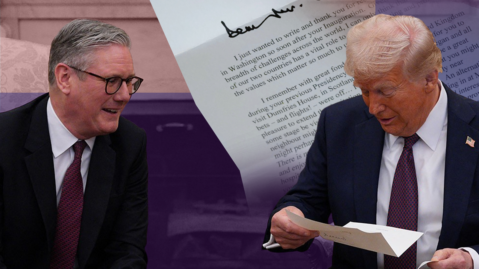Trump's letter from the King