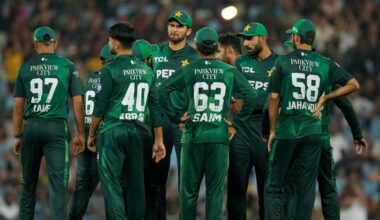 Pakistan's players