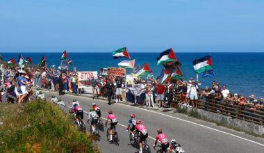 A tree in the road and another altered stage: Vuelta organizers plan to continue amid ongoing protests - Escape Collective