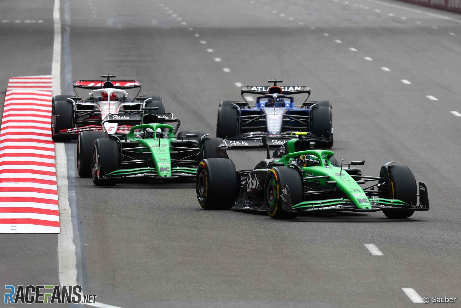 Gabriel Bortoleto, Sauber, Baku City Circuit, 2025
