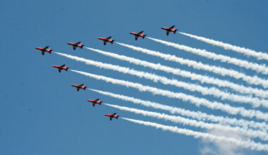 Red Arrows flying over London next week