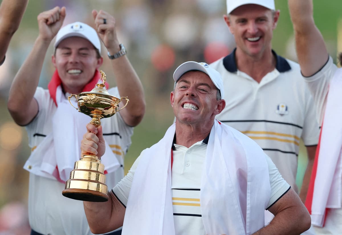 Trump delivers four-word response to McIlroy taunt over Europe's Ryder Cup win - London Evening Standard