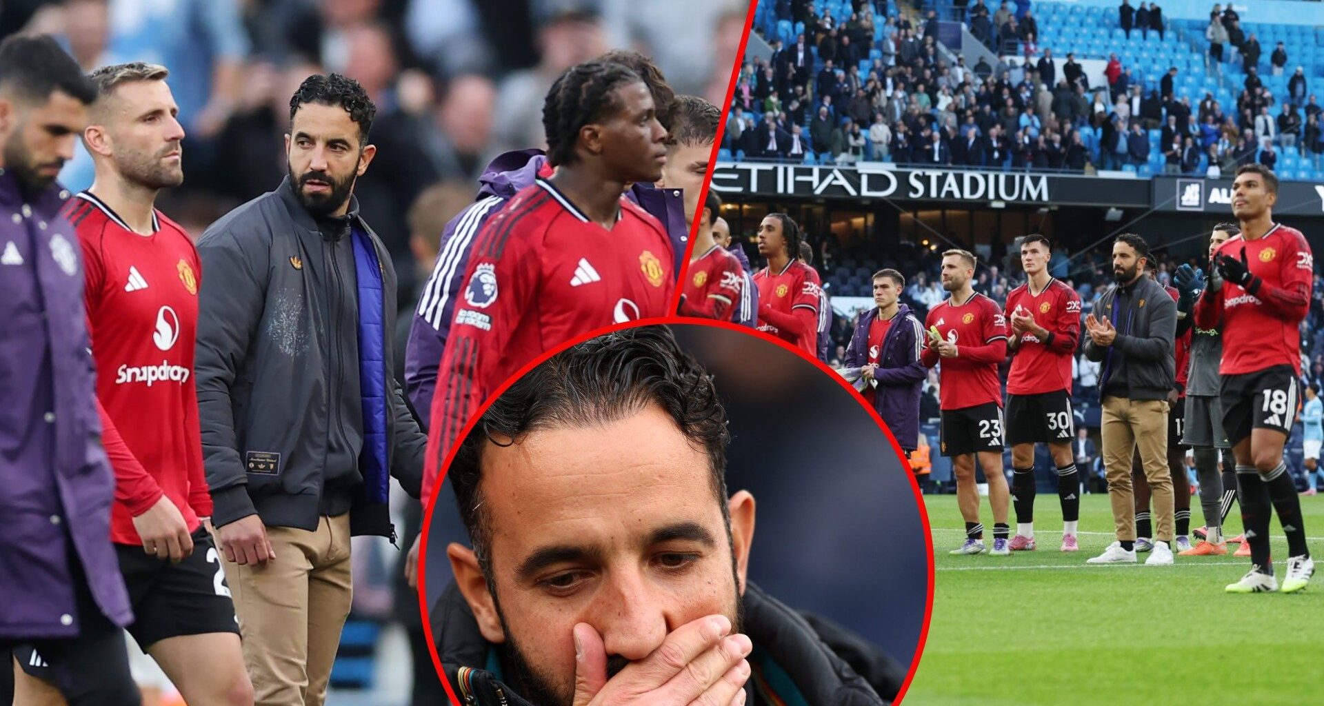 Ruben Amorim told two Man City players 'looked like they were in a park' against Man Utd star, 'You have to bring'...