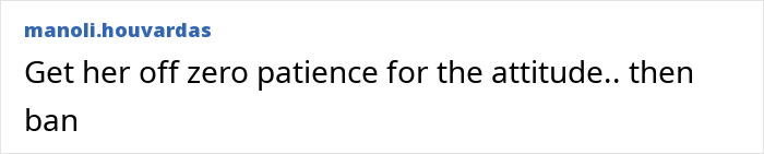 Comment on social media post about entitled passenger going viral after being kicked off flight for telling attendant to shut up.