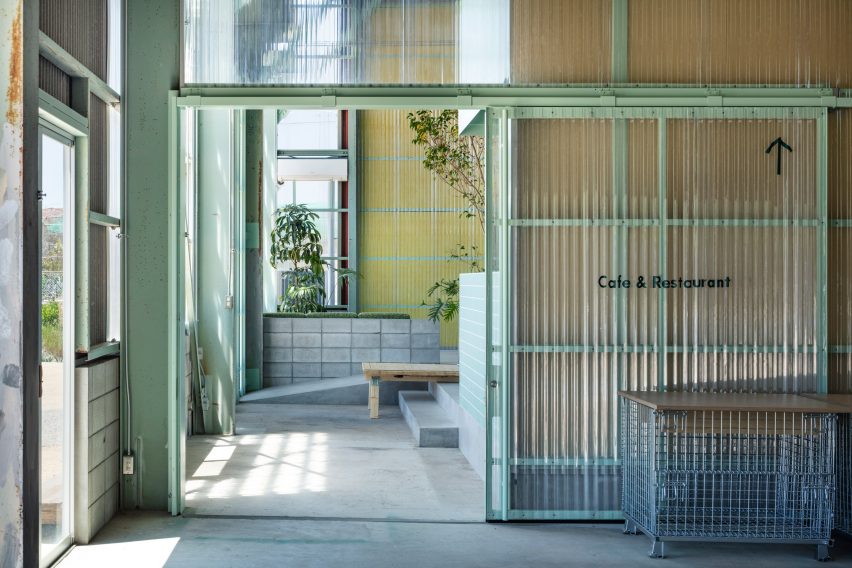 Interior of Teshima Factory
