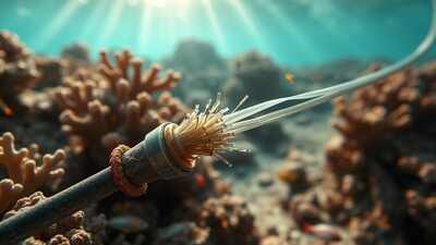 AI image Undersea cables cut in Red Sea: Internet disrupted across Asia, Middle East; India, Pakistan among affected