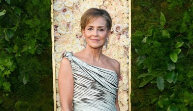 Sharon Stone, 67, poses in bikini on boat yelling 'God Bless America'