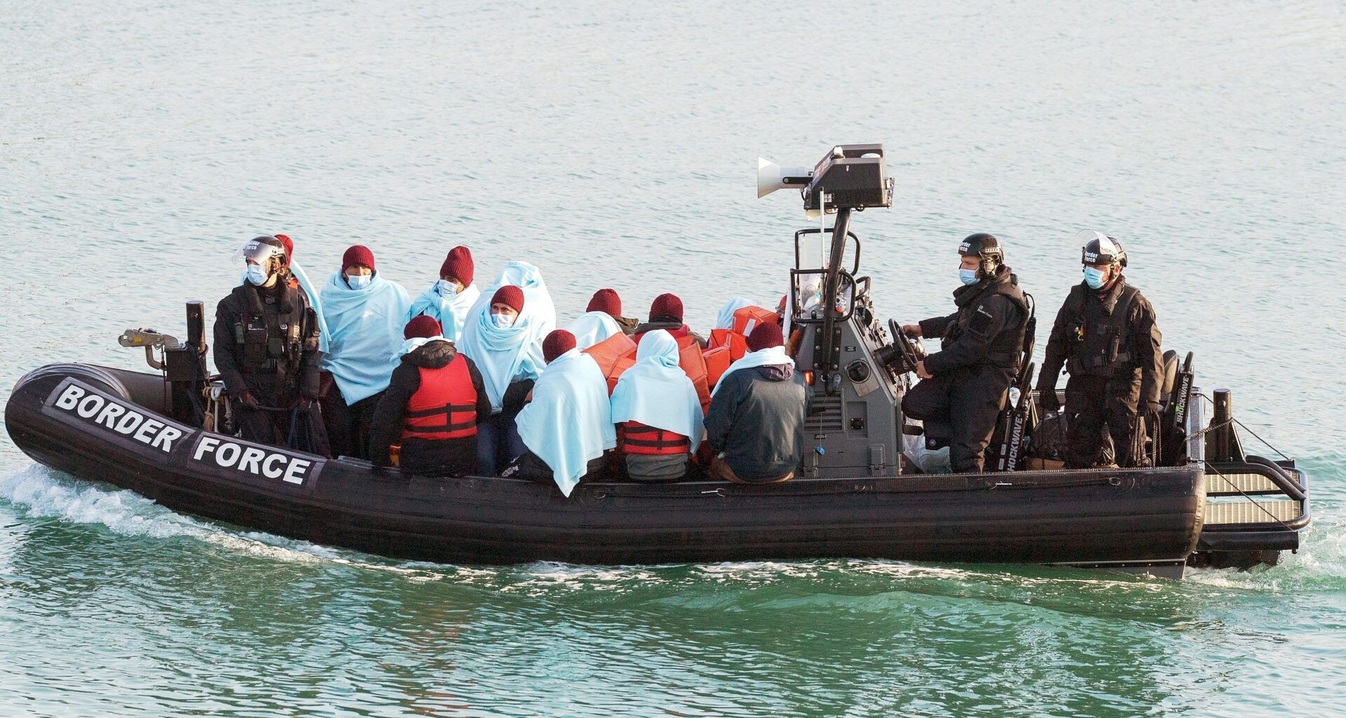 Habib from Afghanistan explained that people are only crossing the Channel in small boats because they're desperate