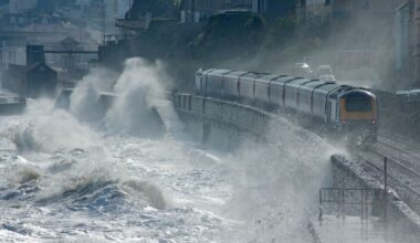 Strong winds off the coast of Devon. File pic: iStock