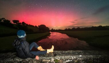 Northern Lights visible in parts of UK - with more displays possible tonight | UK News