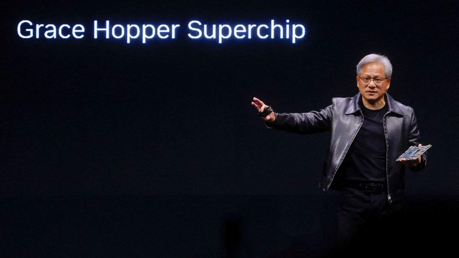 Nvidia chief executive Jensen Huang. Pic: Reuters
