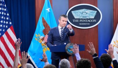 Pete Hegseth said journalists' access to the Pentagon would also be cut back. File pic: AP