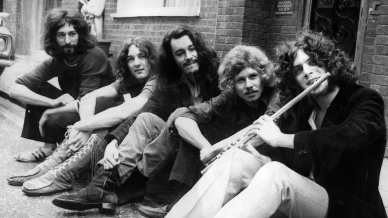 Supertramp's Richard Davies, Roger Hodgson, Richard Palmer, Robert Millar and David Winthrop. Pic: PA