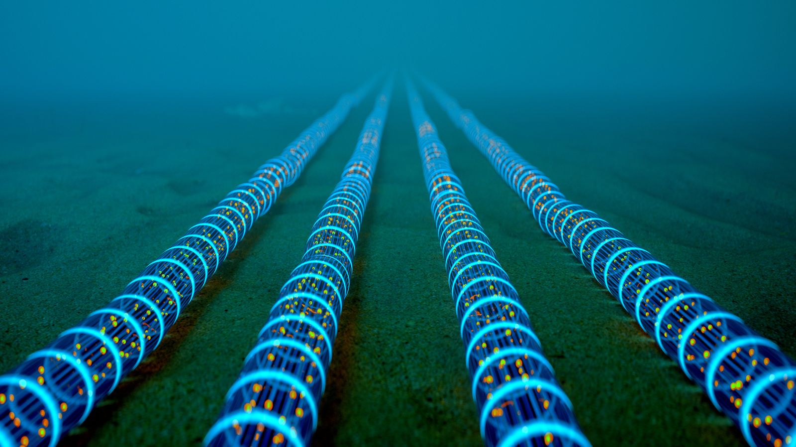 Fibre optic cables on the ocean Floor. File pic: iStock