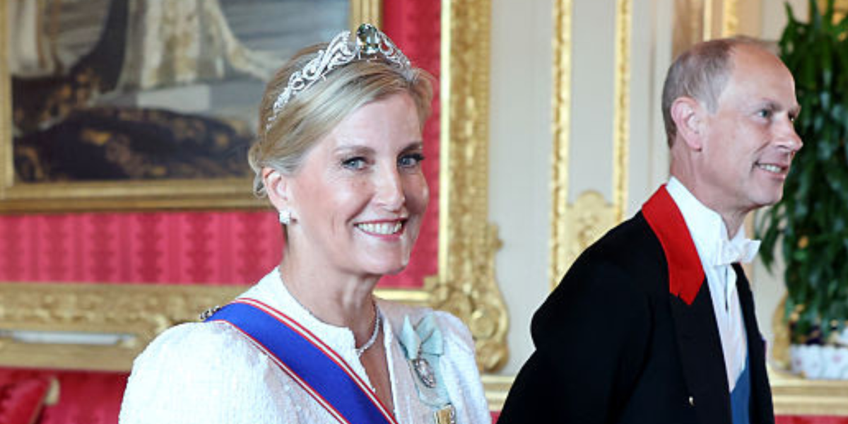 Sophie, Duchess of Edinburgh, makes case for half-up hair at 60