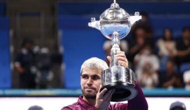 Spain's Carlos Alcaraz joins elite group of players to win eight tennis titles in a one season