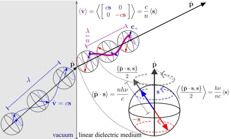 Spin may resolve century-old puzzle of light’s momentum in matter