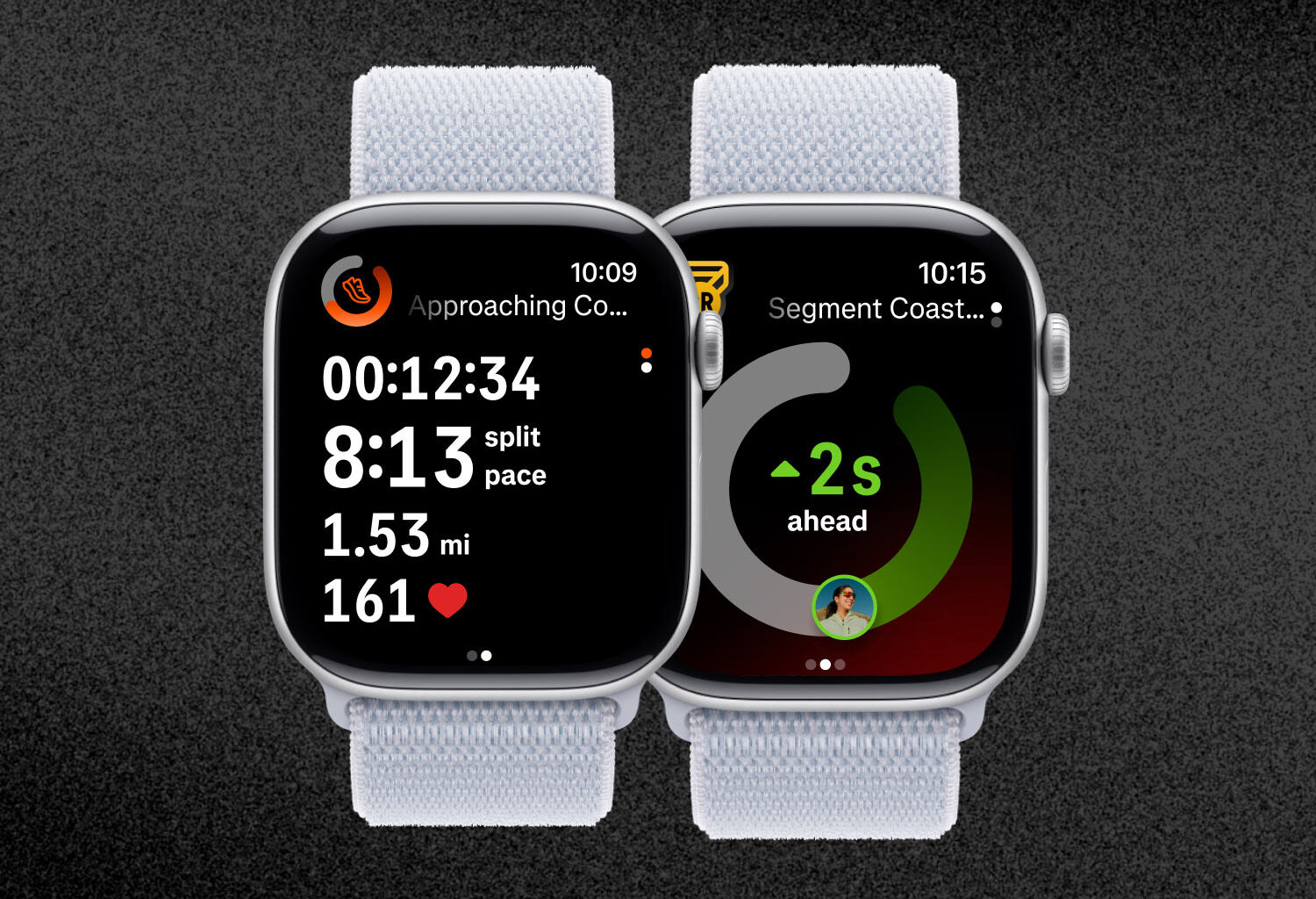 strava apple watch app screenshots.