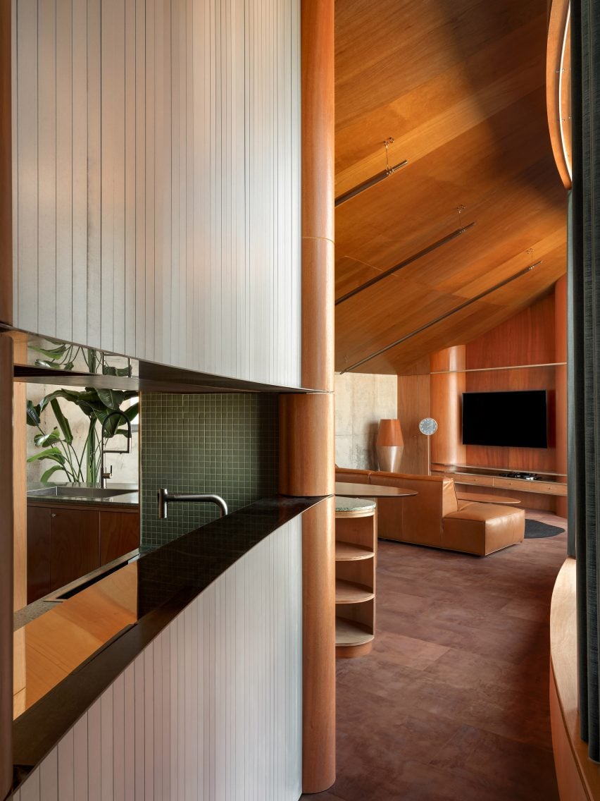 Interior view of Pojeon House near Seoul