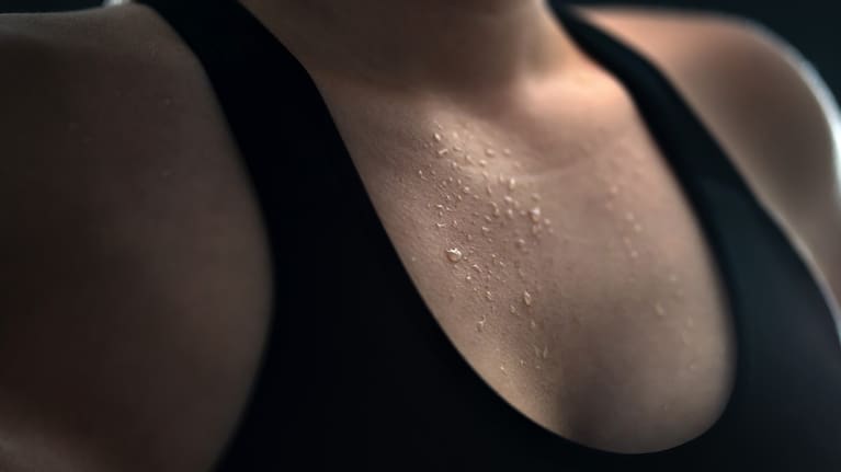 Fresh sweat is odourless. 